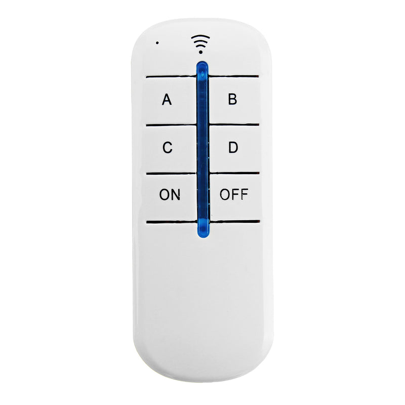 4 Way ON OFF Wireless Remote Control Switch Receiver Transmitter for LED Lamp