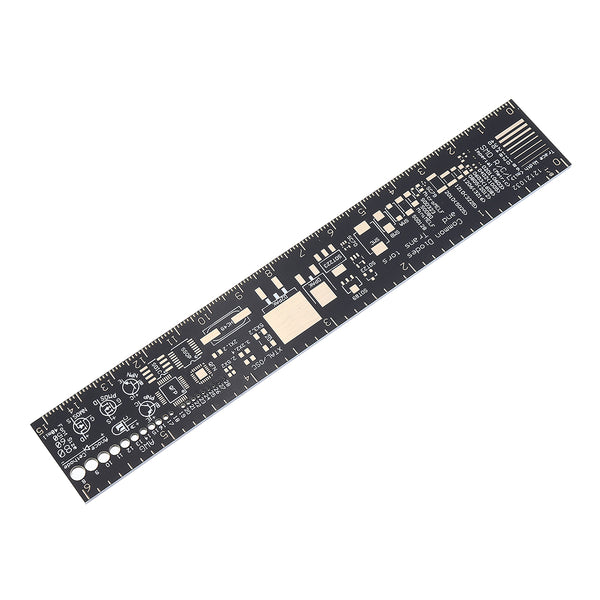 5pcs 15cm Multifunctional PCB Ruler Measuring Tool Resistor Capacitor Chip IC SMD Diode Transistor Package Electronic Stock