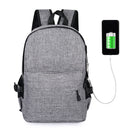 15L Outdoor USB Anti-theft Backpack Rucksack Laptop Bag School Shoulder Bag Camping Travel