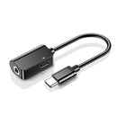 Baseus Type C To Type C+3.5mm Jack Splitter Charging Earphone Audio Cable Adapter For Phone Tablet