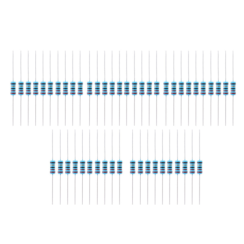 50pcs 1W Metal Film Resistor 1% 22 ohm