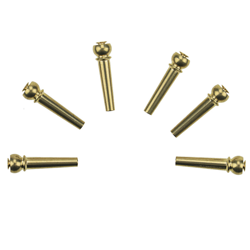 Flanger Cupreous Brass Guitar Bridge Pins Set Guitar Instrument Parts