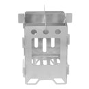 Outdoor Portable Firewood Cooking Stove Stainless Steel Burner Furnace Camping Picnic