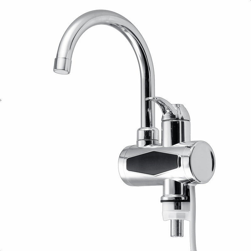 220V 3000W Temperature Display Instant Hot Water Faucet for Bathroom Kitchen
