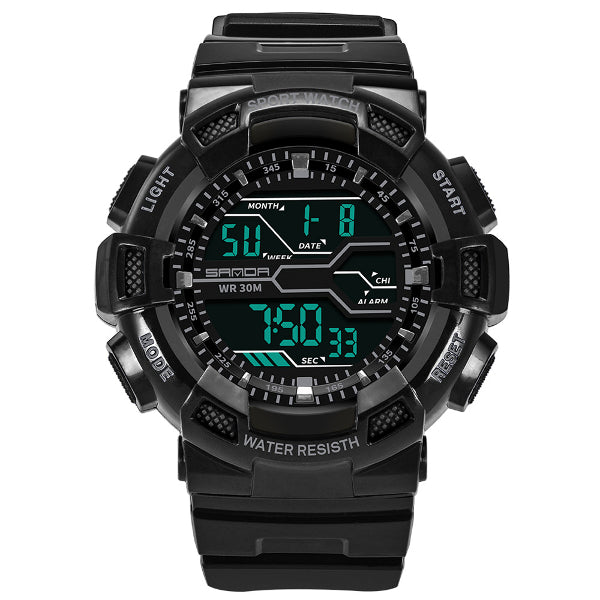 SANDA 378 Digital Watch Military Stopwatch Waterproof Outdoor Sport Men Watch