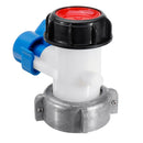 DN40/50 IBC Universal Hose Connector Tap Shut Off Garden Accessories Coarse Thread Tote Tank Adapter Butterfly Valve Fitting Parts for Home Garden