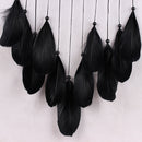 Indian Lace Black Dream Catcher Hanging Decorations Handmade Feather Dream Catcher Bead Ornaments