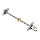 Machifit 200/300/400mm T8 Lead Screw with Shaft Coupling and KFL Pillow Block Flange Ball Bearing Mounting Support Set