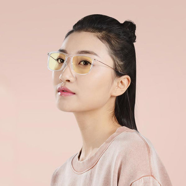 Xiaomi Mijia 50% Anti-blue Pro Goggles 16g Square Anti-UV Glass Computer Game Driving Eyewear