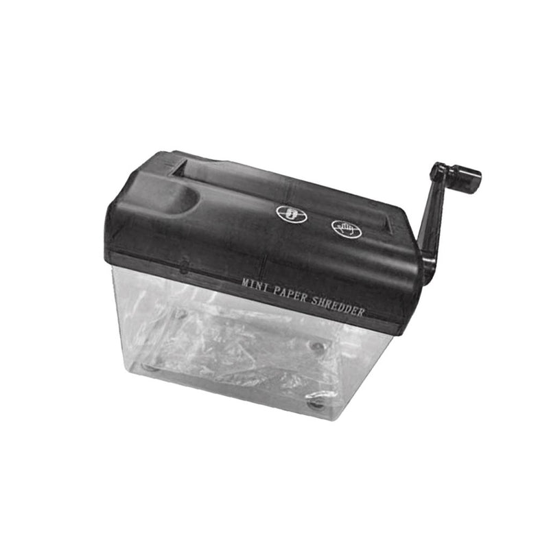Schoffice Mini Desktop Strip-cut Paper Shredder for Office USB-charge Portable Paper Cutter for A6 with Letters Opener