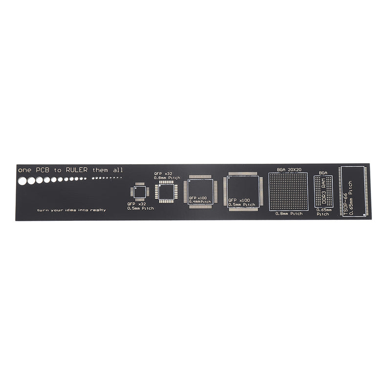 15cm Multifunctional PCB Ruler Measuring Tool Resistor Capacitor Chip IC SMD Diode Transistor Package Electronic Stock