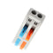 20Pcs PCT-2 2Pin Colorful Docking Connector Electrical Connectors Wire Terminal Block Universal Electrical Cable Wire Connector