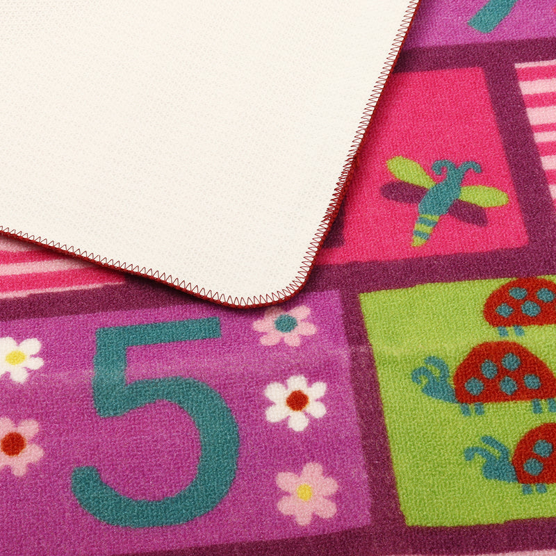 Kids Children Baby Play Rug Crawling Floor Mat Pink Playmat 150x100CM Blanket