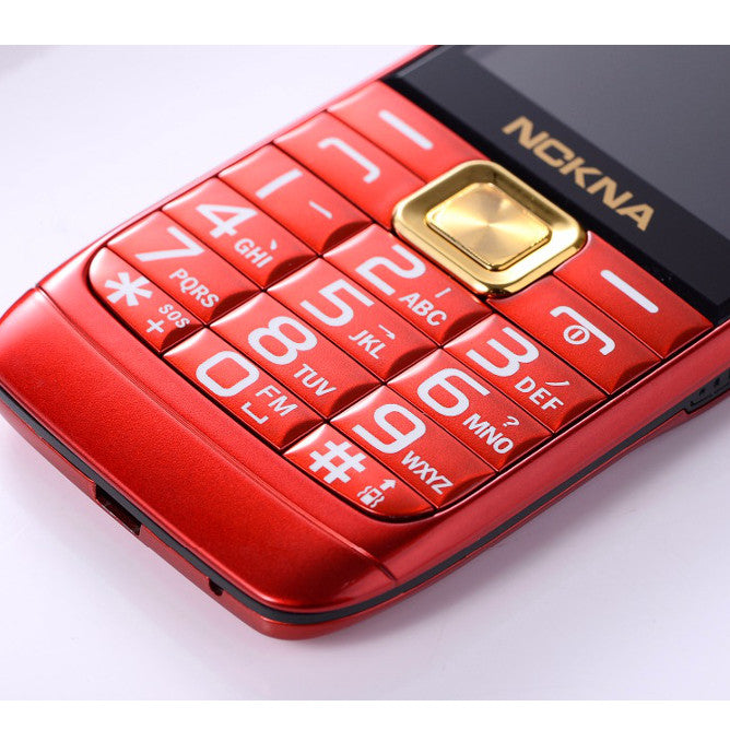 NCKNA E71 2.4 inch 5900mAh bluetooth FM Torch Dual SIM Dual Standby Metal Body Slim Feature Phone