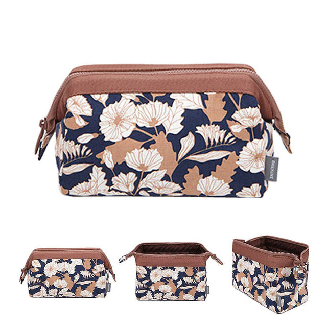 New Fashion Polyester Multifunctional Women Cosmetic Bag Portable Storage Bag Travel High Quality Ma