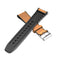 Kospet 24MM Head Layer Cowhide Silicone Watch Band Strap for Smart Watch Kospet Prime Optimus Pro Optimus Hope Brave Lite