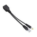 1 Pair POE Adapter Cable Tape Screened POE Switch Cable POE Splitter Injector Power Supply 12V Synthesizer Separator Combiner
