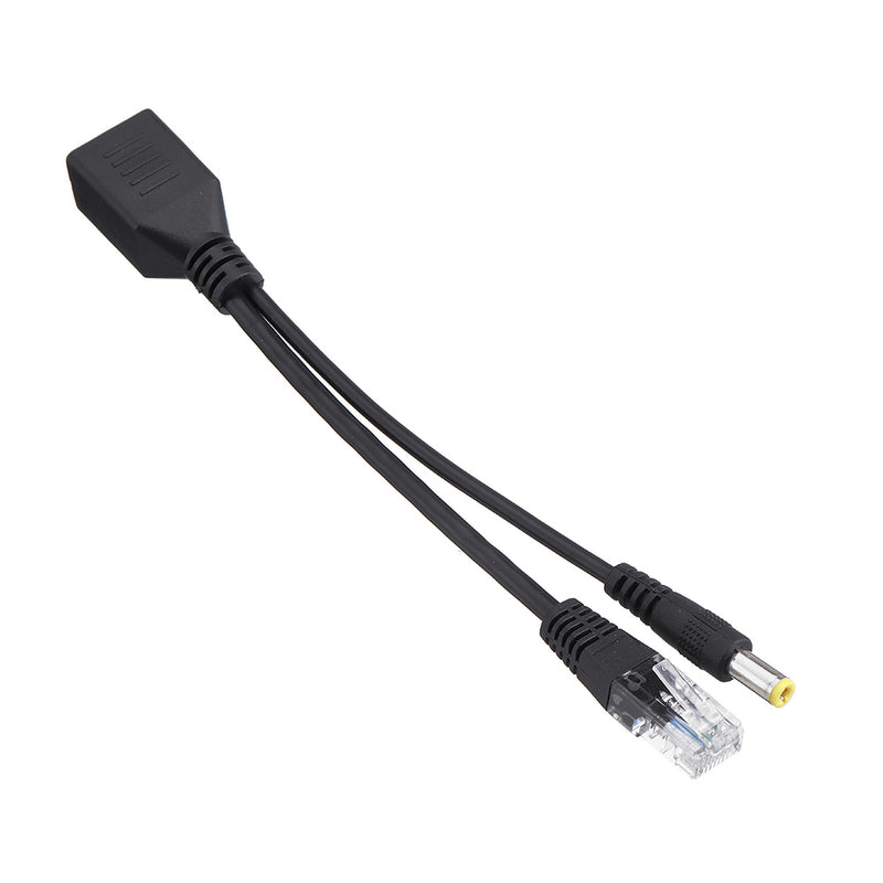 1 Pair POE Adapter Cable Tape Screened POE Switch Cable POE Splitter Injector Power Supply 12V Synthesizer Separator Combiner