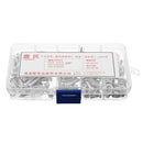 Suleve MXSP4 M3/M4/M5 Stainless Steel Phillips Round Head Screws Nuts Washers Assortment Kit 250g