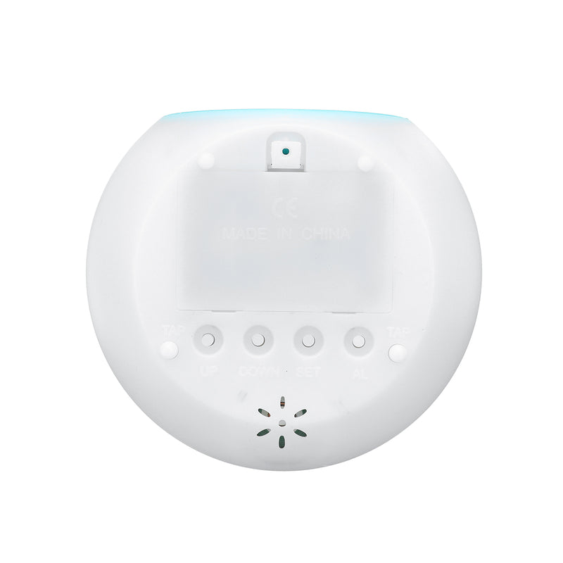 Colorful Electronic Desk Alarm Clock without Natural Sound Glowing Spherical Children's Pat Night Light