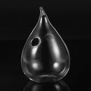 Haning Water Drop Shaped Glass Vase Double Holes Bottle Home Garden Wedding Party Decoration