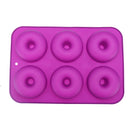 2pcs Donut Bagel Silicone Mold Cake Cookie Cheesecake Baking Non-Stick Mould