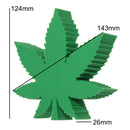 Heat Resistant Collectible Silicone Big Ashtray with Leaf Shape High Quality Smoking Tool Car Ashtray