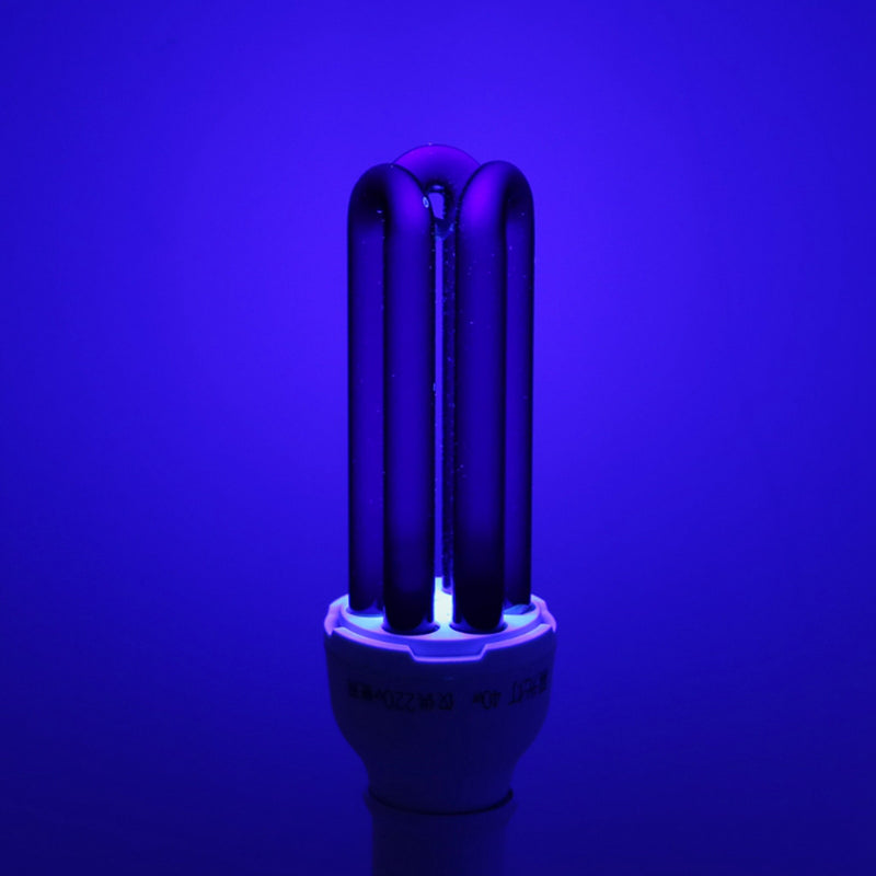 DC12V E27 15W 20W 30W 40W Straight Shape Purple Fluorescent Blacklight CFL Light Bulb Lamp