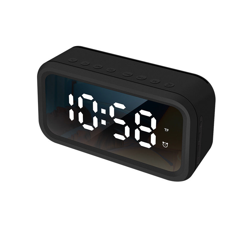 FY101 Digital Alarm Clock bluetooth Speaker FM Radio Payment Broadcast LED Table Clock Time Date Temperature Display Home Decorations