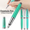 1 pcs DELIKE NEW MOON 3 Metal Fountain Pen Extra Fine Nib 0.38/0.6mm Writing Gifts