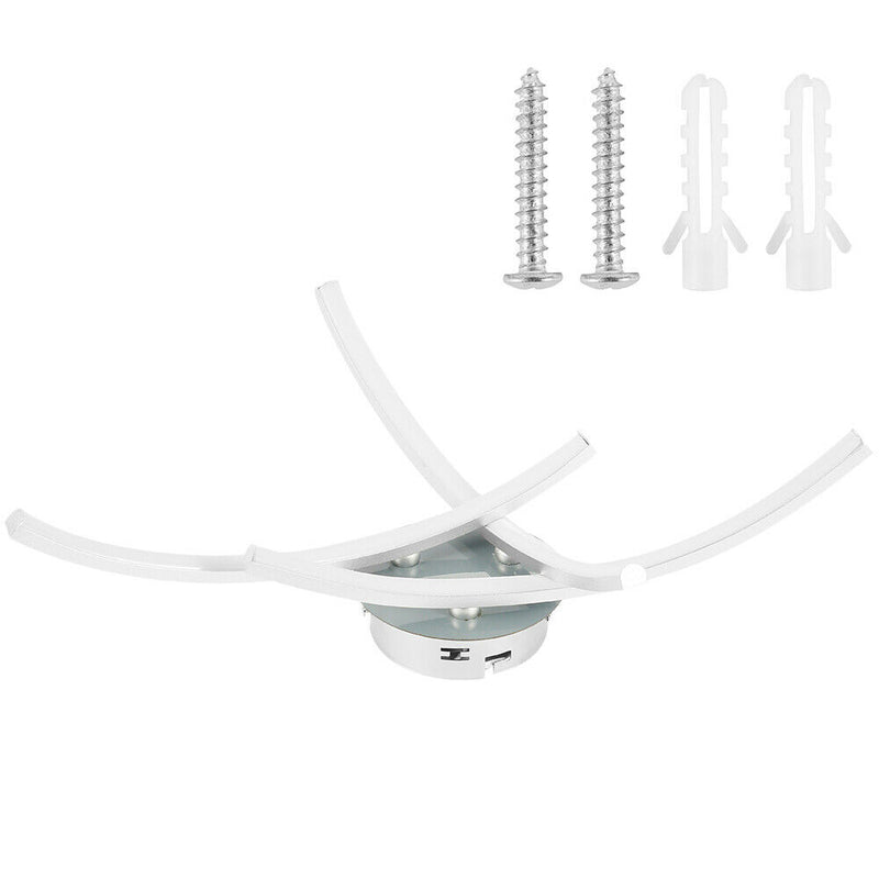 Modern LED 3 Light Ceiling Light Satin Nickel Kitchen Living Bedroom Lamp  A85-265V