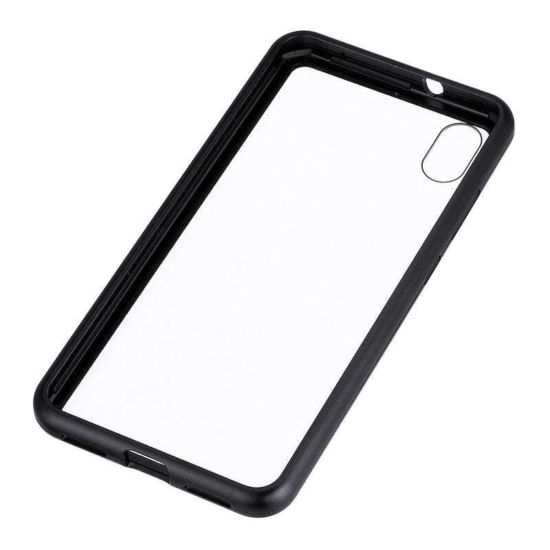 Bakeey 360 Magnetic Adsorption Metal Tempered Glass Flip Protective Case for Xiaomi Redmi 7A 5.45 inch