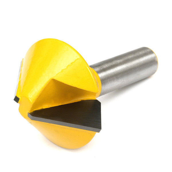 1/2 Inch Shank Bird Mouth Glue Joint Router Bit Milling Cutter for Woodworking