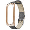 Bakeey Metal Case Leather Strap Watch Band Replacement Watch Strap for Xiaomi Mi band 3