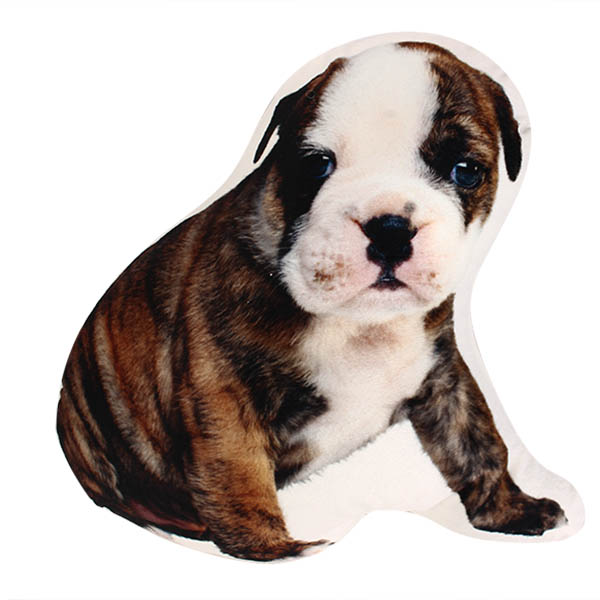 Creative 3D Cute Animal Cat Dog Shape Throw Pillow Plush Soft Sofa Car Office Cushion Gift