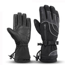 ROCKBROS S133 over -30 degree Thermal Ski Gloves Waterproof Snowmobile Snowboard Glove Snow Men Female Snowboarding Fleece Skiing Gloves With TPU Waterproof Liner Layer