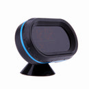TS-7009VD Digital Voltage Thermometer Luminous Clock Thermometer Temperature Display Voltage Monitor 12/24H