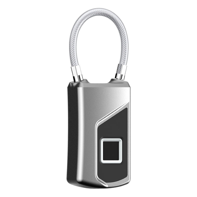 Anytek L1 Waterproof Smart Fingerprint Padlock Keyless Door Lock USB Charge Anti-theft