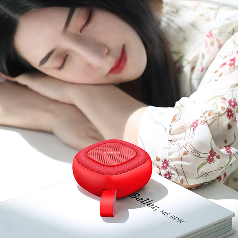 USAMS US-YX004 Mini Wireless Speaker bluetooth 5.0 Portable Outdoors TF Card AUX Stereo Speaker with Mic