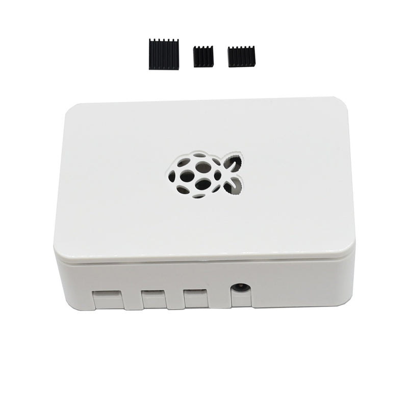 Updated Black/White/Transparent ABS Case V4 Enclosure Box With Heat Sink for Raspberry Pi 4B