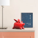 Geometry Flying Pig Decorations Piggy Bank Saving Money Coin Chinese Red Ornament from Xiaomi Youpin