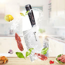 SOWOLL Stainless Steel 7 Inch Chopper Vegetable Cutter Chef Kitchen Cutter Professional Cooking Cleaver Chopping Cutter Color Wood Handle