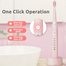 5 Gears Electric Toothbrush Sonic Power Waterproof USB Fast Charging Oral Care