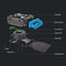 Mini Cooler USB Laptop Portable Mini Vacuum Air Cooling Fan Extracting Cooler