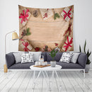 Loskii LWG7 Christmas Tapestry Santa Print Wall Hanging Tapestry Art Home Decor Christmas Decorations For Home