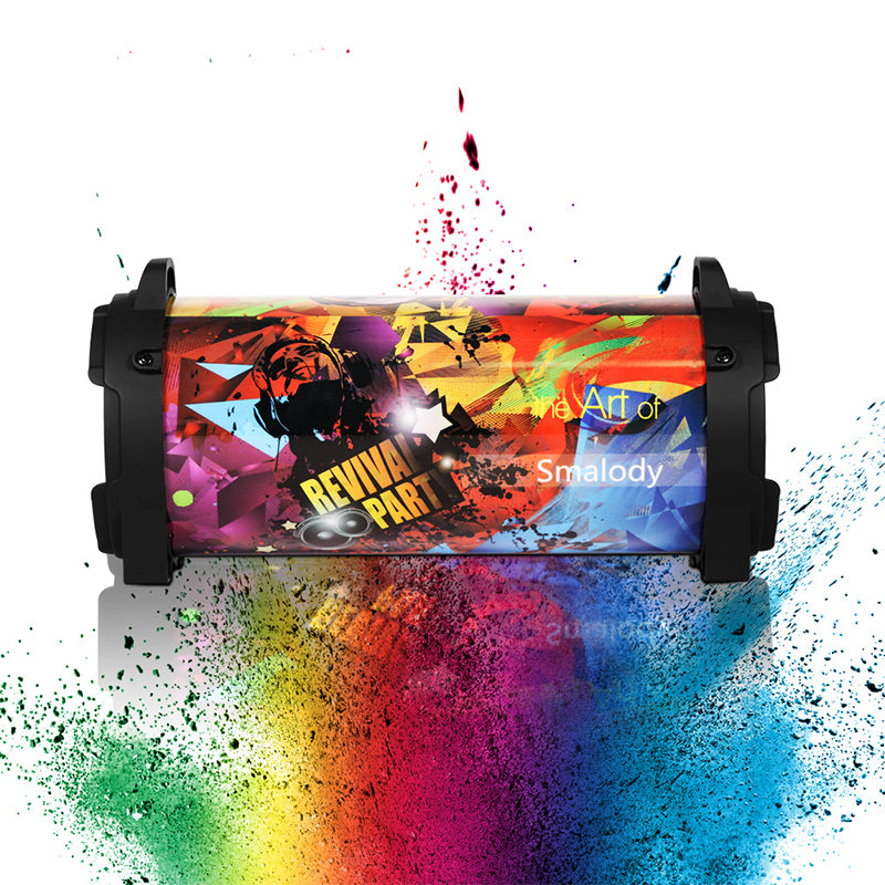 Smalody 8W Powerful Wireless bluetooth Speaker 1200mAh TF Card U Disk Outdoors Speaker