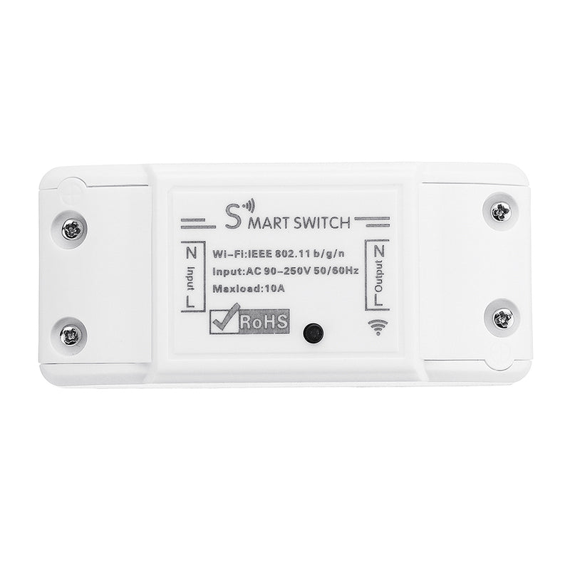 LUSTREON AC90-250V WiFi APP Relay Module DIY Smart Home Automation Light Switch Work With Amazon Alexa Google