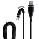 Bakeey 2.4A Spring Micro USB Type C Fast Charging Data Cable For Huawei P30 Pro Mate 30 5G Xiaomi 9Pro Redmi K20 Pro K30 S10+ Note 10 5G