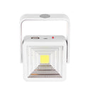 IPRee 6V 1W Solar Panel+2W COB Light 2 Modes USB Rechargeable Magnetic Lamp Emergency Lantern Outdoor Camping