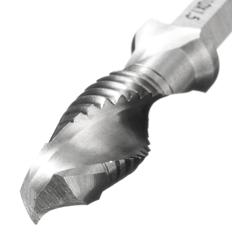 1/4 Inch Hex Shank HSS M4/5/6/8/10 Metric Screw Tap  Combination Drill Tap Bit